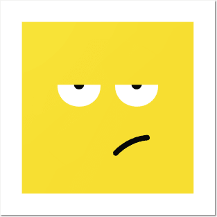 Slightly Frowning Face Posters and Art